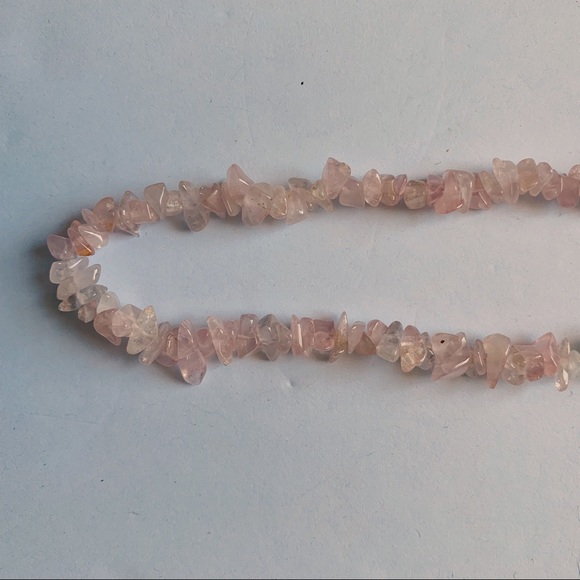 Rose Quartz Long Necklace - Picture 4 of 4